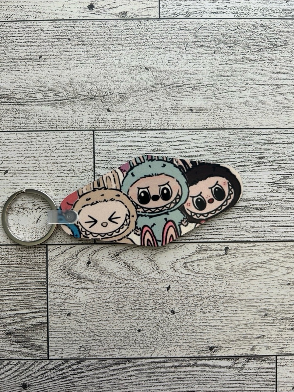 Labubu Keychain- Pastel Multicolor